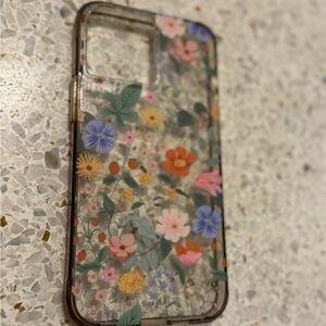 Rifle Paper, Co. Floral Clear Protective Phone Case - Pink & Multi Floral Design